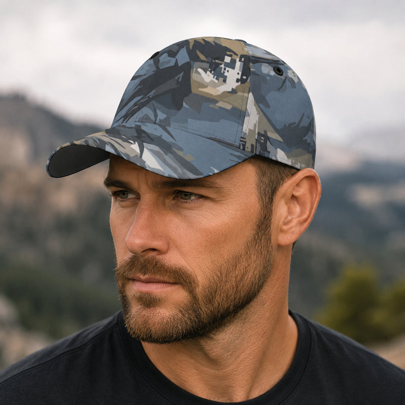 Skyhammer Close Air Support CAMO Snapback Ball Cap - U / White - Head