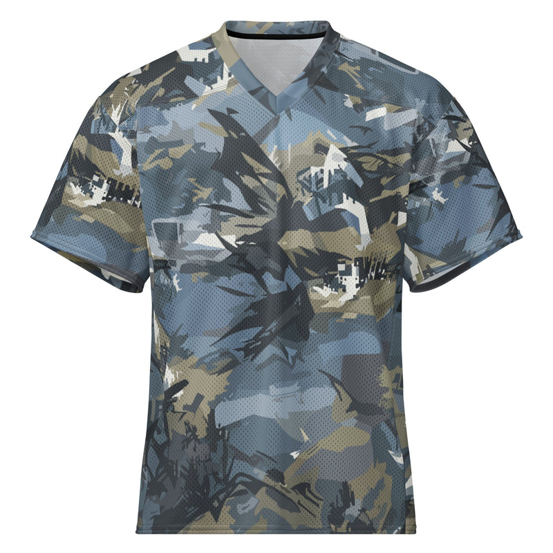 Skyhammer Close Air Support CAMO Unisex American Football Jersey - 2XS