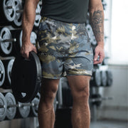 Skyhammer Close Air Support CAMO Unisex Athletic Long Shorts - 2XS