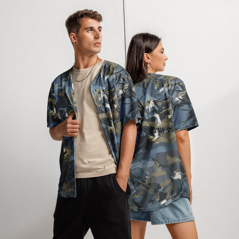 Skyhammer Close Air Support CAMO Unisex Baseball Jersey - 2XS