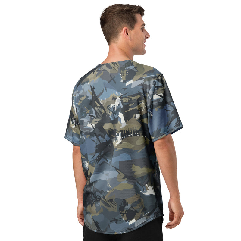 Skyhammer Close Air Support CAMO Unisex Baseball Jersey