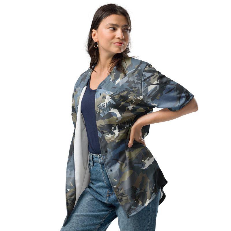 Skyhammer Close Air Support CAMO Unisex Baseball Jersey