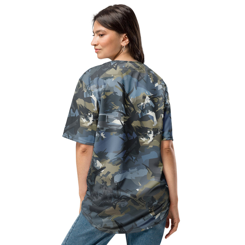 Skyhammer Close Air Support CAMO Unisex Baseball Jersey