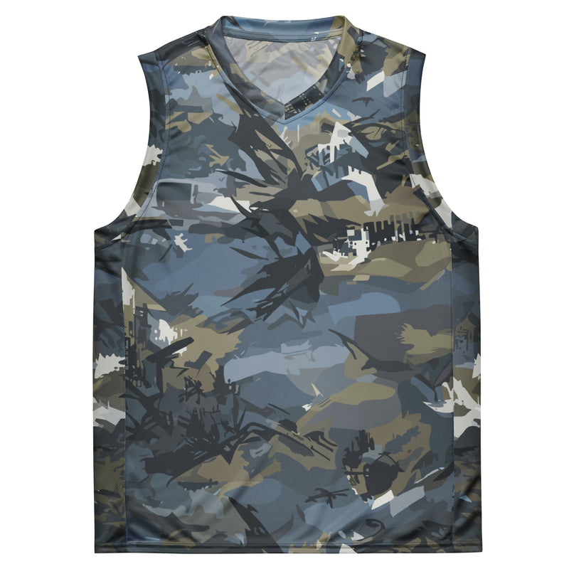 Skyhammer Close Air Support CAMO Unisex Basketball Jersey