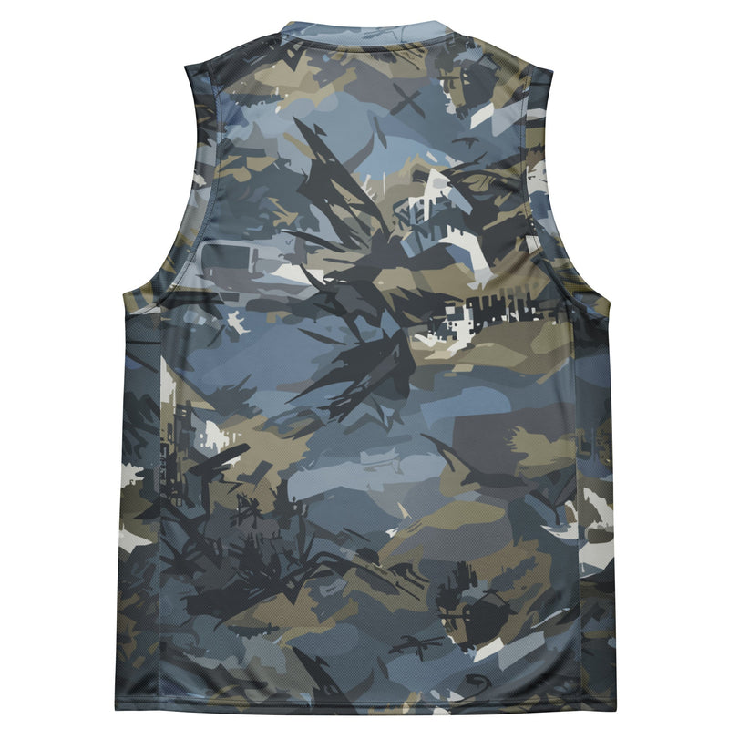 Skyhammer Close Air Support CAMO Unisex Basketball Jersey