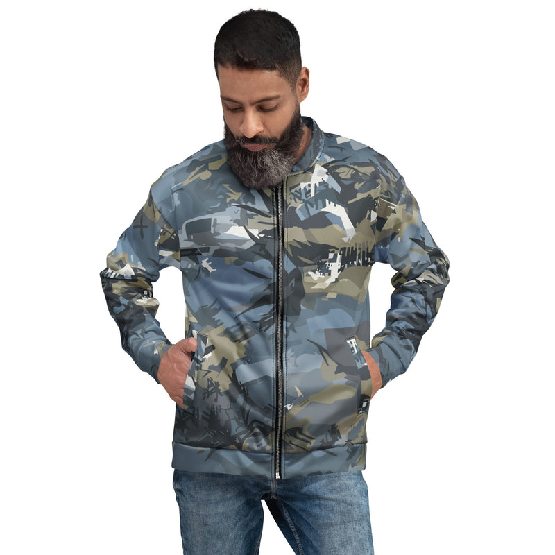 Skyhammer Close Air Support CAMO Unisex Bomber Jacket