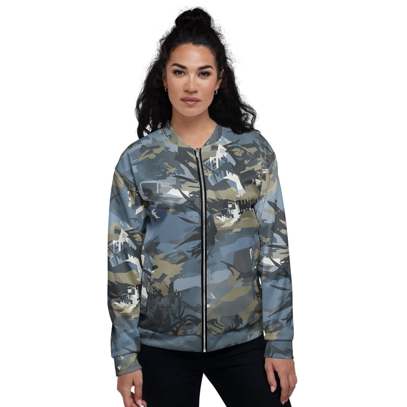 Skyhammer Close Air Support CAMO Unisex Bomber Jacket