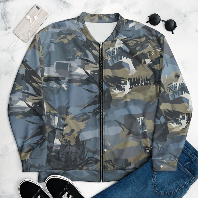 Skyhammer Close Air Support CAMO Unisex Bomber Jacket - XS