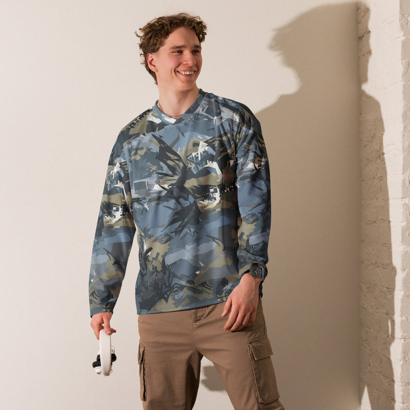 Skyhammer Close Air Support CAMO Unisex Hockey Fan Jersey