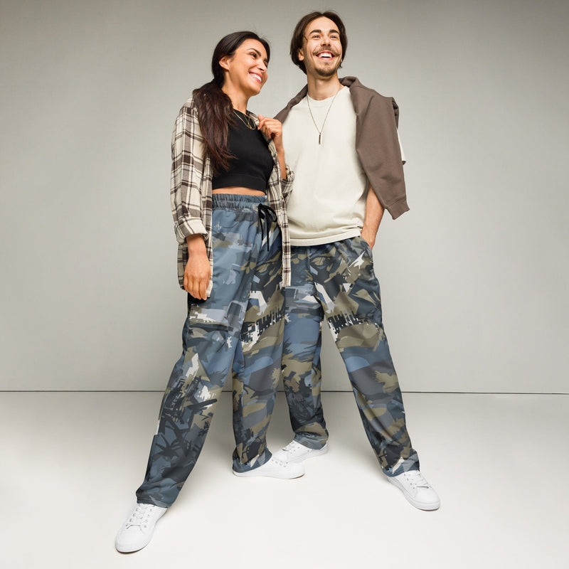 Skyhammer Close Air Support CAMO Unisex Wide-Leg Joggers - 2XS