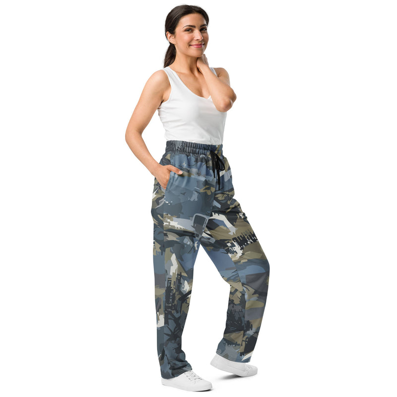 Skyhammer Close Air Support CAMO Unisex Wide-Leg Joggers