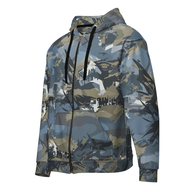 Skyhammer Close Air Support CAMO Unisex Zip Hoodie