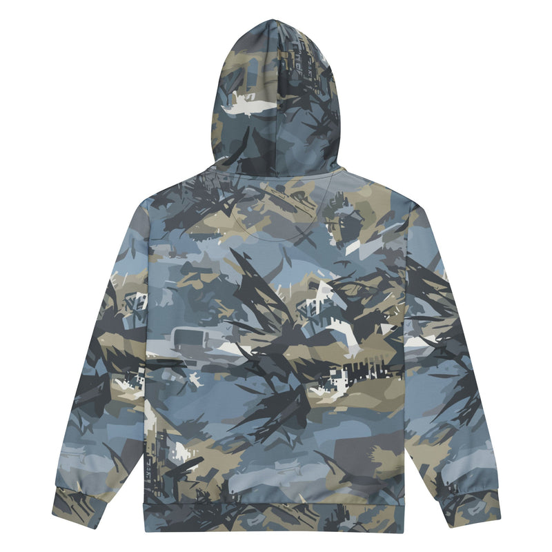Skyhammer Close Air Support CAMO Unisex Zip Hoodie