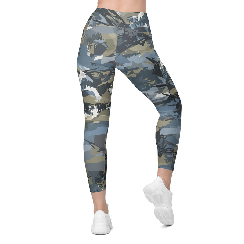 Skyhammer Close Air Support CAMO Womens Leggings with Pockets - Women