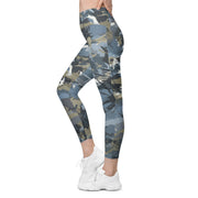 Skyhammer Close Air Support CAMO Womens Leggings with Pockets - Women