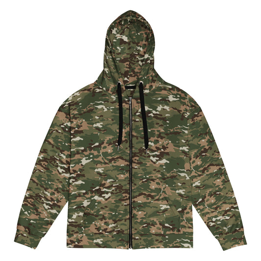 Slovenian M12 SLOCAM CAMO Unisex zip hoodie - Zip Hoodie