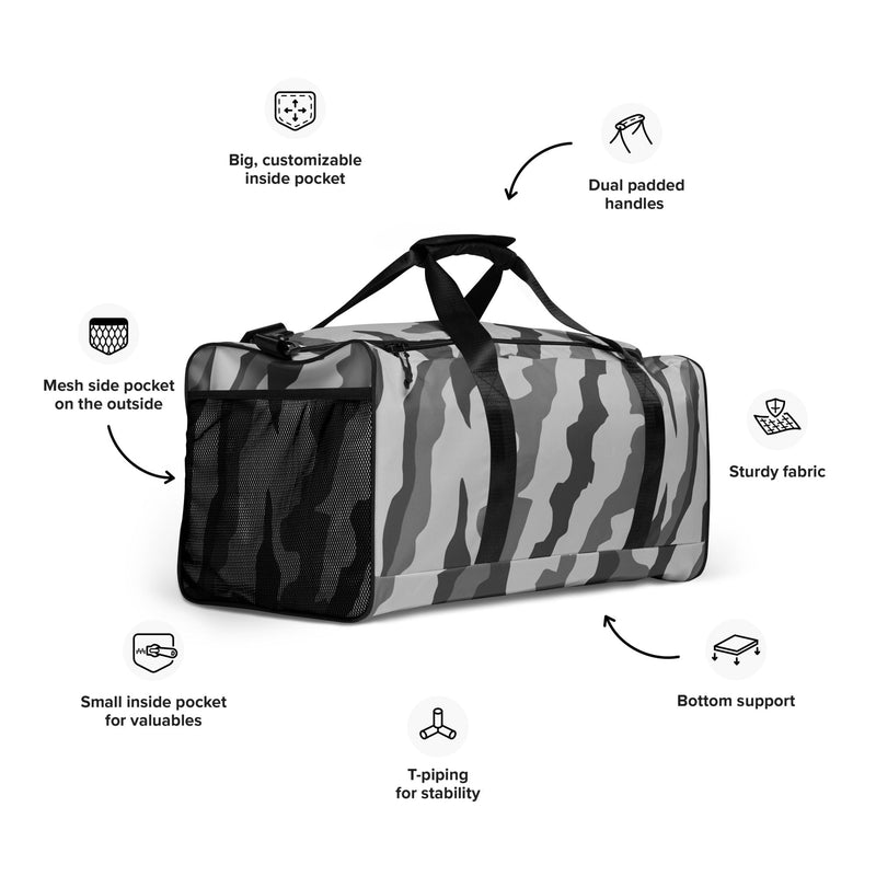 Urban Diagonal Stripe CAMO Duffle Bag
