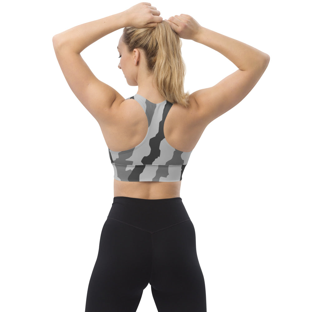 Snake Plissken Urban Movie CAMO Longline sports bra - Womens Sports Bra