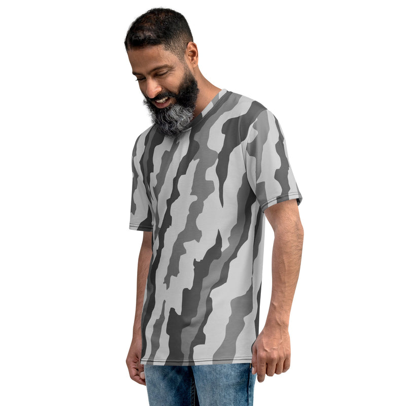 Urban Diagonal Stripe CAMO Mens T-Shirt