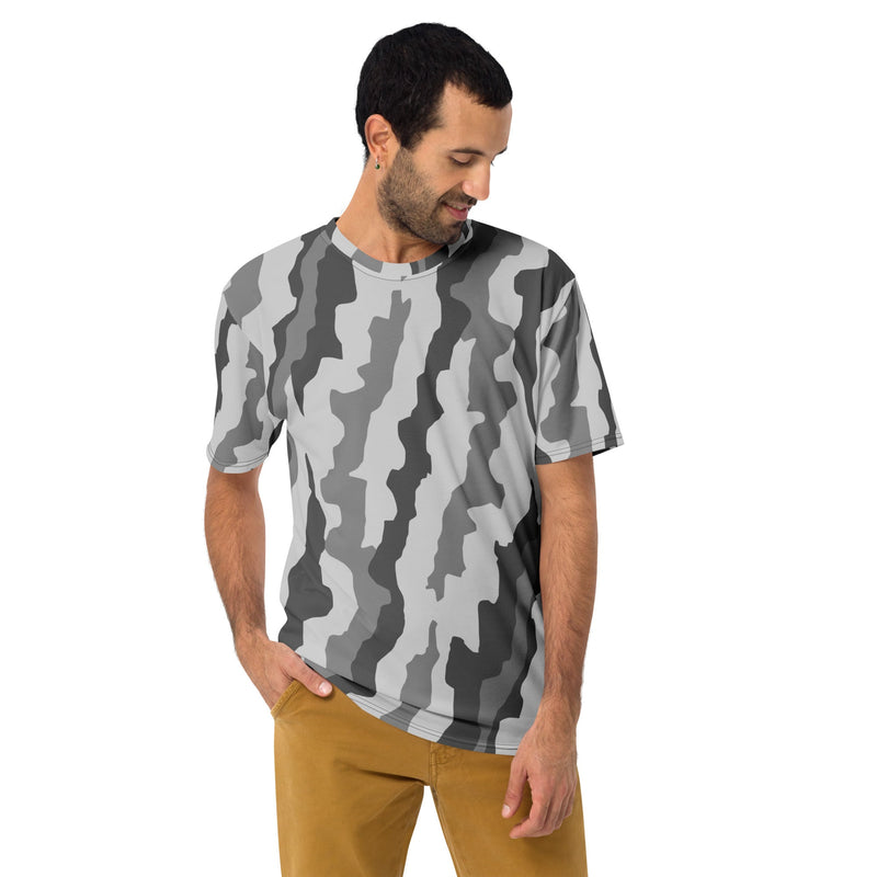 Urban Diagonal Stripe CAMO Mens T-Shirt