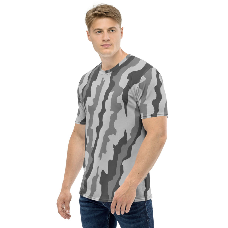 Urban Diagonal Stripe CAMO Mens T-Shirt