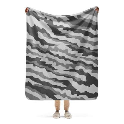 Snake Plissken Urban Movie CAMO Sherpa blanket - 50″×60″ - Blanket