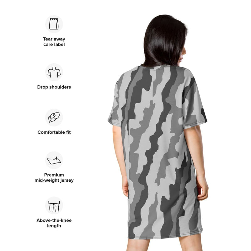 Snake Plissken Urban Movie CAMO T-shirt dress