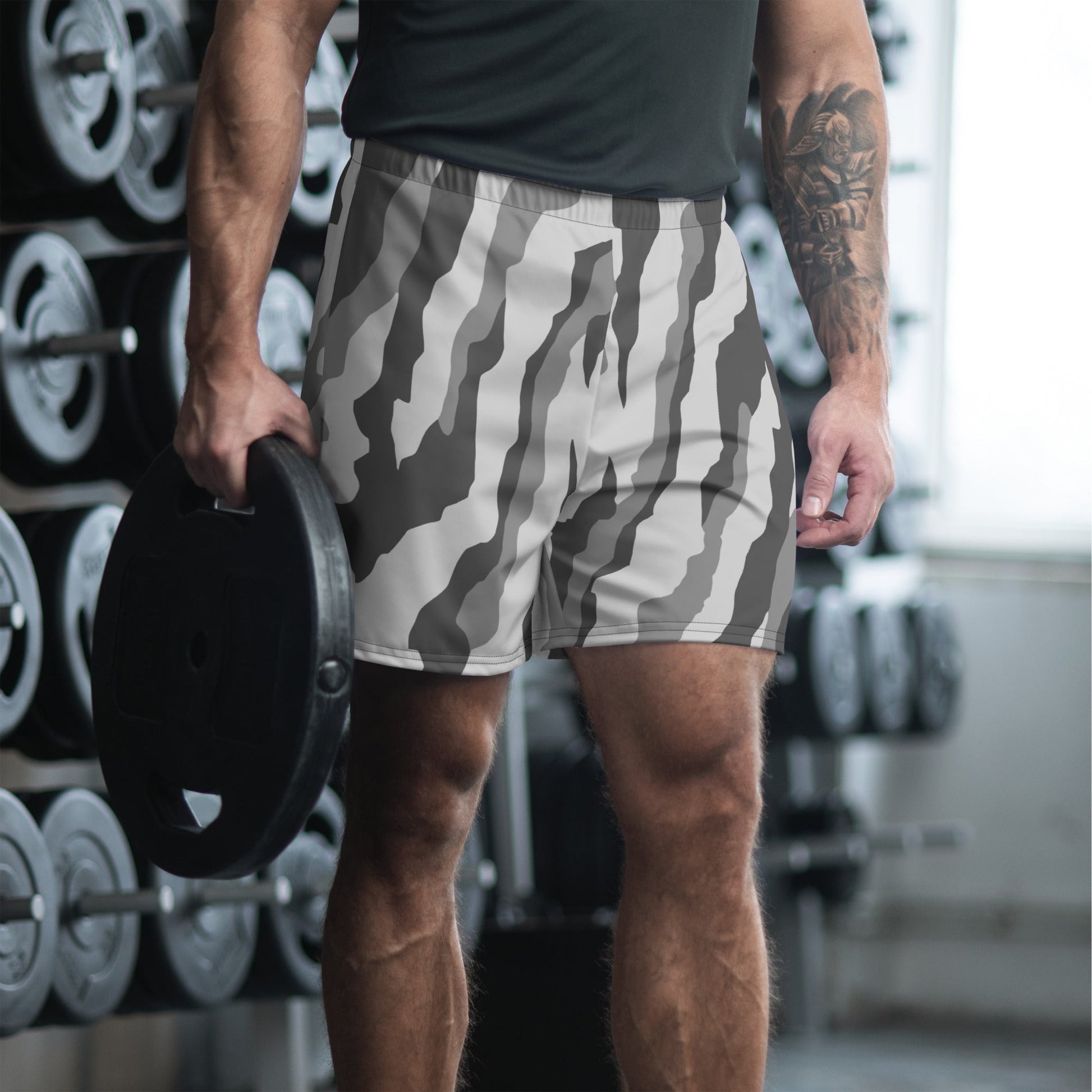 Snake Plissken Urban Movie CAMO Unisex Athletic Long Shorts - 2XS