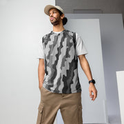 Urban Diagonal Stripe CAMO Unisex Basketball Jersey - 2XS