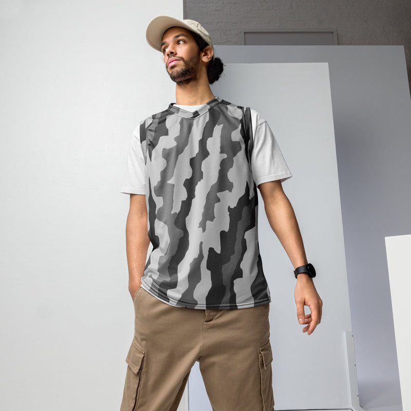 Urban Diagonal Stripe CAMO Unisex Basketball Jersey - 2XS