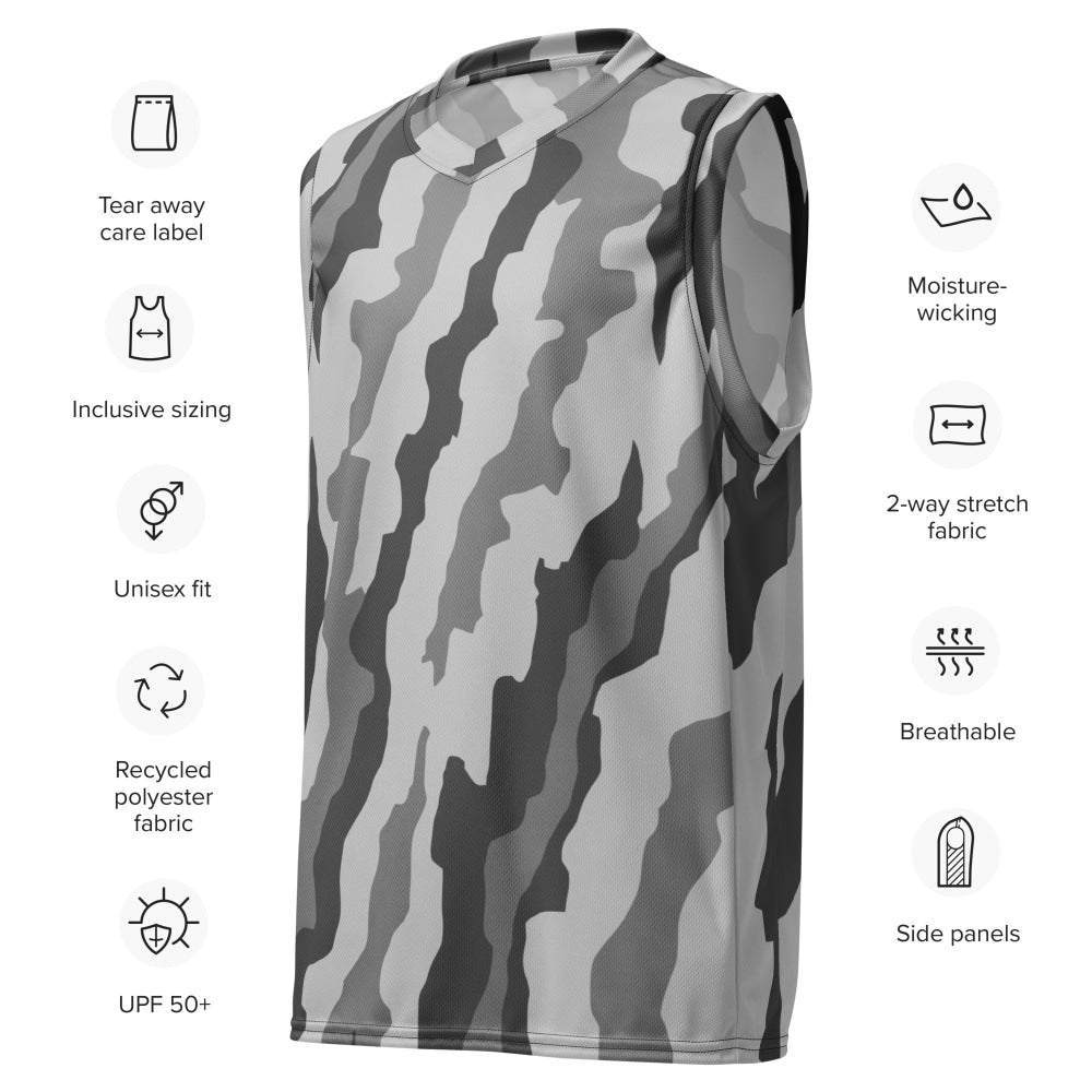 Snake Plissken Urban Movie CAMO unisex basketball jersey - Unisex Basketball Jersey