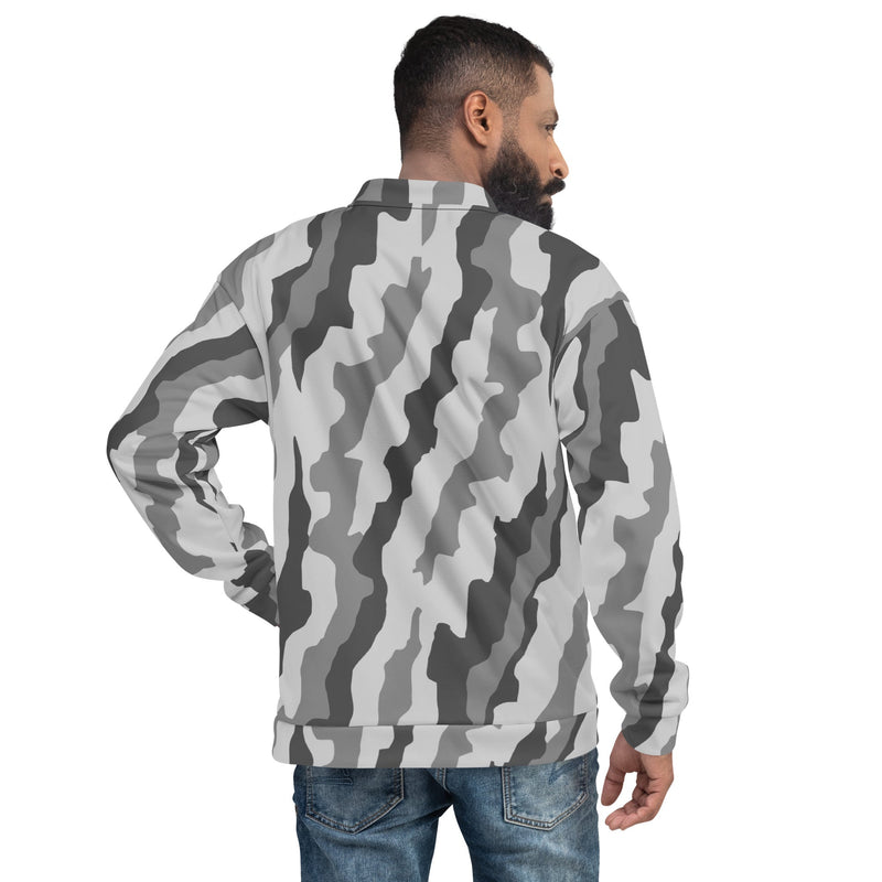 Urban Diagonal Stripe CAMO Unisex Bomber Jacket