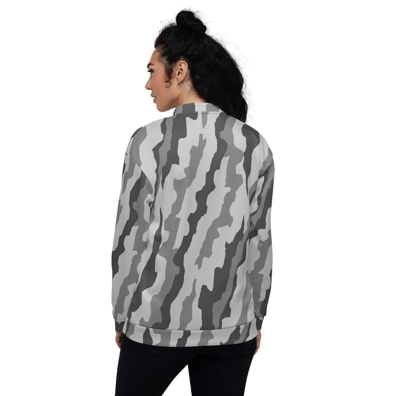 Urban Diagonal Stripe CAMO Unisex Bomber Jacket