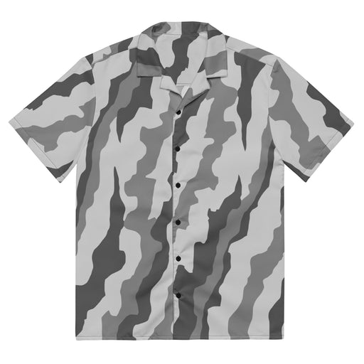 Urban Diagonal Stripe CAMO Unisex Short-Sleeve Button Shirt - 2XS - Button-Up
