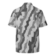 Urban Diagonal Stripe CAMO Unisex Short-Sleeve Button Shirt - Button-Up