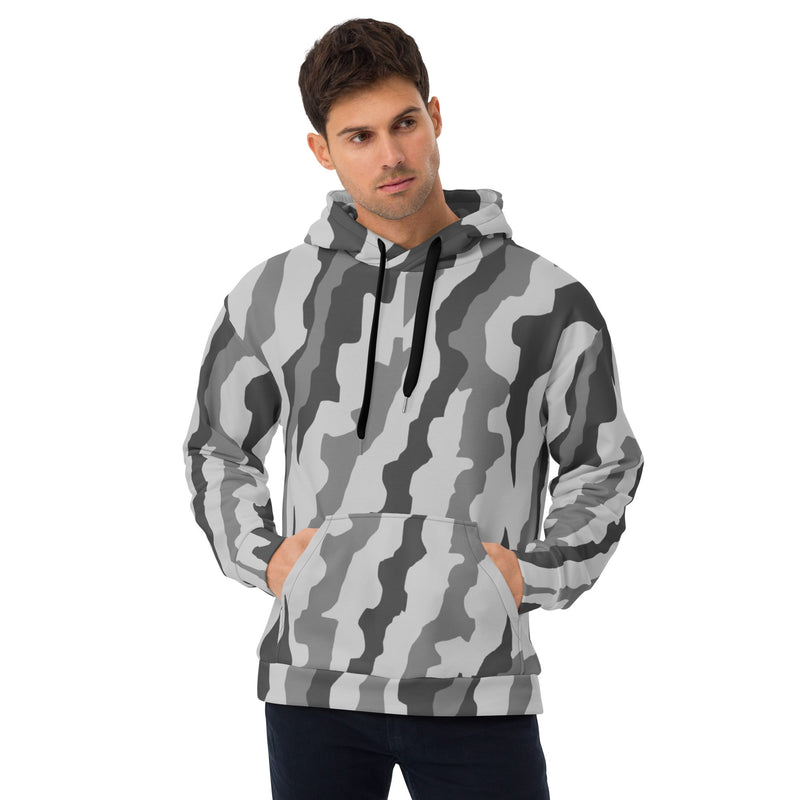 Urban Diagonal Stripe CAMO Unisex Hoodie - 2XS