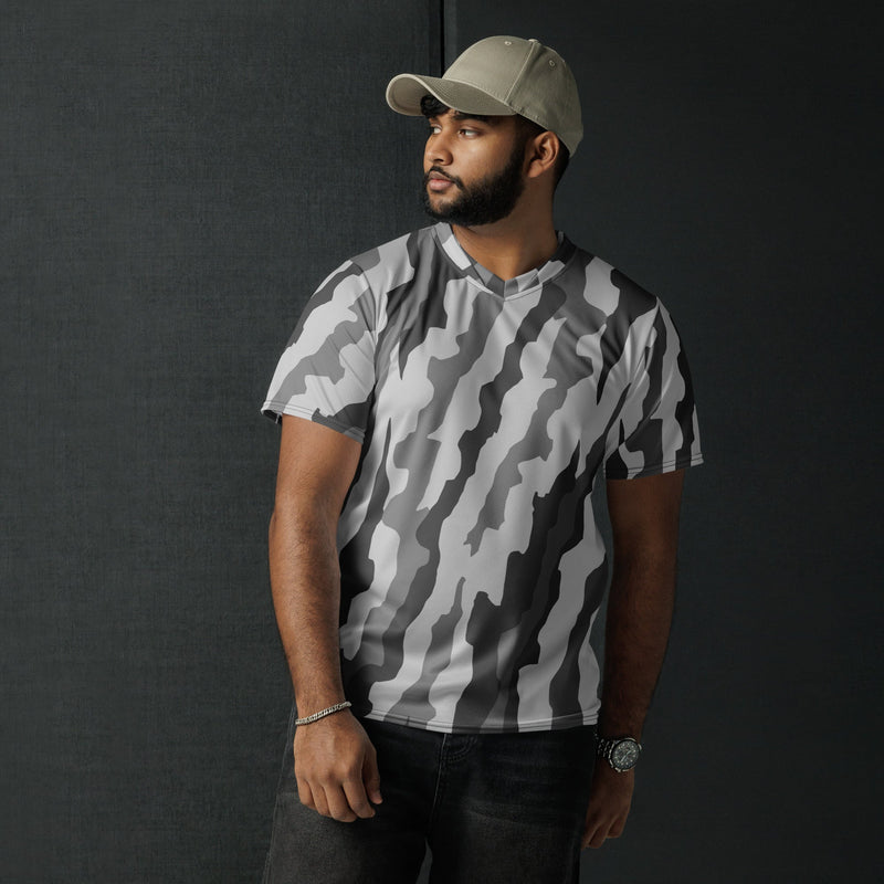 Urban Diagonal Stripe CAMO Unisex Sports Jersey
