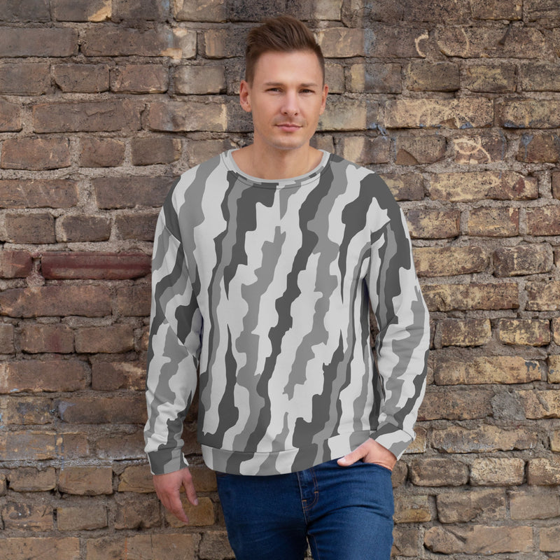 Urban Diagonal Stripe CAMO Unisex Sweatshirt - XS