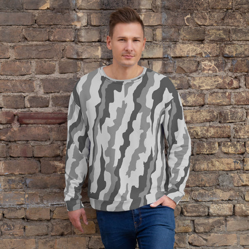 Urban Diagonal Stripe CAMO Unisex Sweatshirt - XS