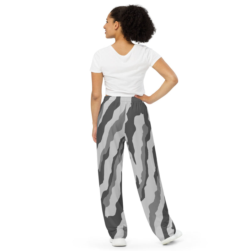 Urban Diagonal Stripe CAMO Unisex Wide-Leg Leisure Pants - Pant
