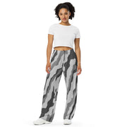 Urban Diagonal Stripe CAMO Unisex Wide-Leg Leisure Pants - Pant
