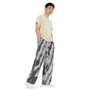 Urban Diagonal Stripe CAMO Unisex Wide-Leg Leisure Pants - Pant