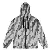 Urban Diagonal Stripe CAMO Unisex Zip Hoodie - 2XS