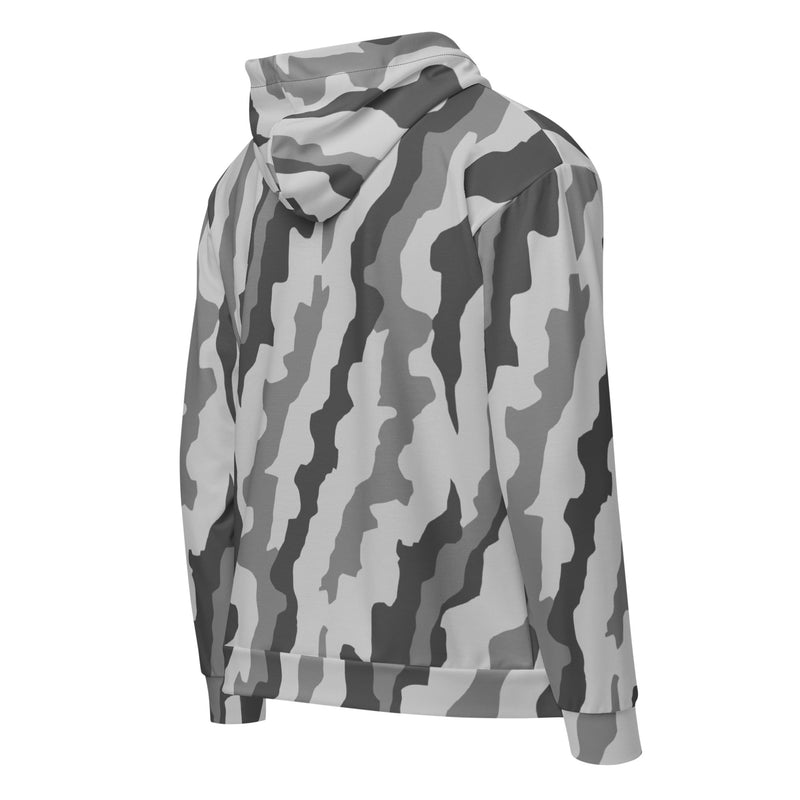 Urban Diagonal Stripe CAMO Unisex Zip Hoodie