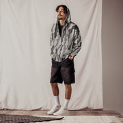 Urban Diagonal Stripe CAMO Unisex Zip Hoodie