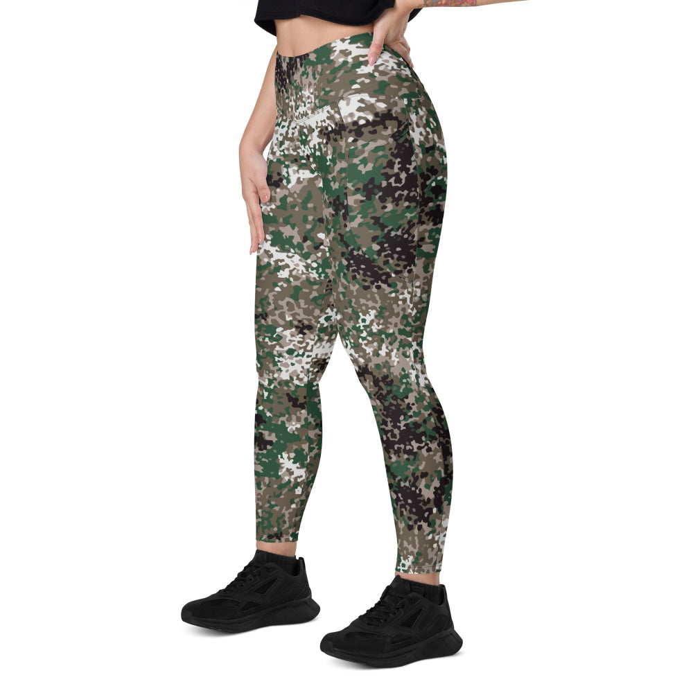 Snowtarn CAMO Leggings with pockets - Womens With Pockets