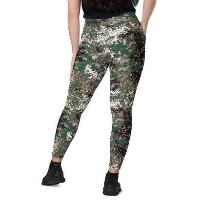 Snowtarn CAMO Leggings with pockets - Womens With Pockets