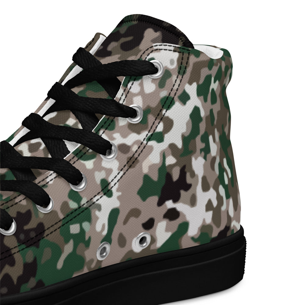 Snowtarn CAMO Men’s high top canvas shoes - Mens High Top Canvas Shoes