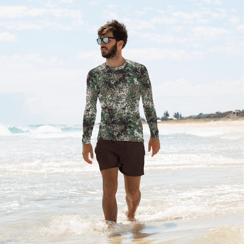 Snowtarn CAMO Mens Long-Sleeve Rash Guard - XS