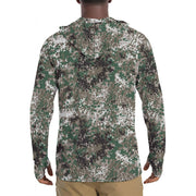 Snowtarn CAMO Mens Sunscreen Sports Hoodie With Thumb Holes